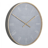 Ghedi Turenni Wall Clock Cement — SantoLusso®