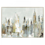 Ghedi City Limits Framed Canvas — SantoLusso®