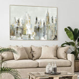 Ghedi City Limits Framed Canvas — SantoLusso®