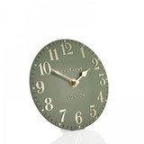 Ghedi Arabica Mantel Clock Lichen Green — SantoLusso®
