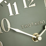 Ghedi Arabica Mantel Clock Lichen Green — SantoLusso®