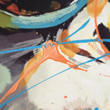 Ghedi Chillin' Chimp Framed Canvas — SantoLusso®