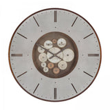 Ghedi Ora Wall Clock Cog Bronze — SantoLusso®