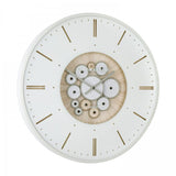 Ghedi Ora Wall Clock Cog Ivory — SantoLusso®