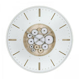 Ghedi Ora Wall Clock Cog Ivory — SantoLusso®