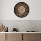 Ghedi Fiorenza Wall Clock Leather — SantoLusso®