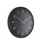 Ghedi Trevigno Wall Clock Charcoal — SantoLusso®