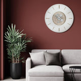 Ghedi Ora Grand Clock Cog Ivory — SantoLusso®