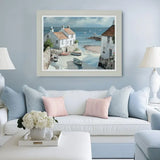 Ghedi Calm Cove Framed Canvas — SantoLusso®