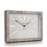 Ghedi Lungarini Mantel Clock Pewter — SantoLusso®