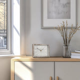 Ghedi Lungarini Mantel Clock Pewter — SantoLusso®