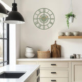 Ghedi North Star Wall Clock Olive — SantoLusso®