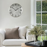 Ghedi Melluna Wall Clock Silver — SantoLusso®