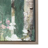 Ghedi Birch and Bloom Framed Canvas — SantoLusso®