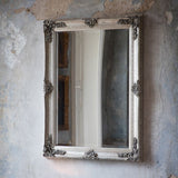 Ghedi Bau Rectangle Mirror Silver — SantoLusso®