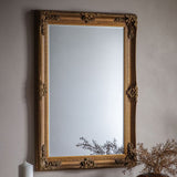Ghedi Bau Rectangle Mirror Gold — SantoLusso®