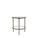 Ghedi Ora Side Table Bronze — SantoLusso®