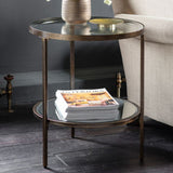 Ghedi Ora Side Table Bronze — SantoLusso®