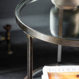 Ghedi Ora Side Table Bronze — SantoLusso®