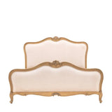 Ghedi Bayas King Linen Upholstered Bed Weathered — SantoLusso®