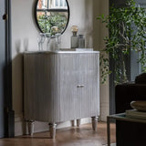 Ghedi Heju Drinks Cabinet Silver — SantoLusso®