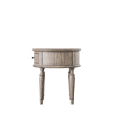 Ghedi Segre Round 1 Drawer Side Table — SantoLusso®