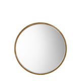 Ghedi Bellagro Round Mirror Antique Gold Large — SantoLusso®