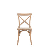 Ghedi Rigard Chair Washed Oak Linen (2pk) — SantoLusso®