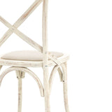Ghedi Rigard Chair White Linen (2pk) — SantoLusso®