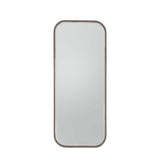Ghedi Martedi Leaner Mirror Distressed Champagne — SantoLusso®