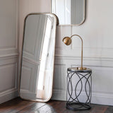 Ghedi Martedi Leaner Mirror Distressed Champagne — SantoLusso®