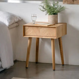 Ghedi Tormes 1 Drawer Side Table — SantoLusso®