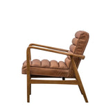 Ghedi Canello Armchair Vintage Brown Leather — SantoLusso®