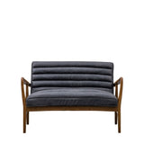 Ghedi Canello 2 Seater Sofa Antique Ebony — SantoLusso®