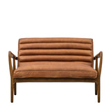 Ghedi Canello 2 Seater Sofa Vintage Brown Leather — SantoLusso®
