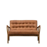 Ghedi Vasenda 2 Seater Sofa Vintage Brown Leather — SantoLusso®
