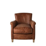 Ghedi Gravina Chair Vintage Brown Leather — SantoLusso®