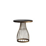 Ghedi Neve Side Table Bronze — SantoLusso®