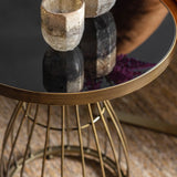 Ghedi Neve Side Table Bronze — SantoLusso®
