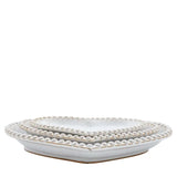 Ghedi Beaded Heart Plate Set of 3 — SantoLusso®