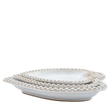 Ghedi Beaded Heart Plate Set of 3 — SantoLusso®