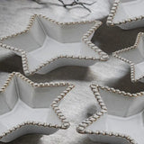 Ghedi Beaded Star Plate Set of 3 — SantoLusso®