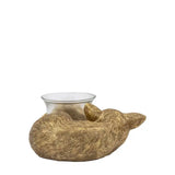 Ghedi Sleeping Fox Tealight Holder Gold — SantoLusso®