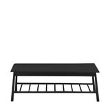 Ghedi Esla Rectangle Coffee Table Black — SantoLusso®