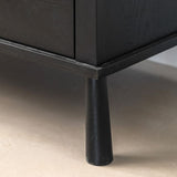 Ghedi Esla 5 Drawer Chest Black — SantoLusso®