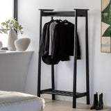 Ghedi Esla Open Wardrobe Black — SantoLusso®