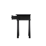 Ghedi Esla 1 Drawer Bedside Black — SantoLusso®