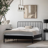 Ghedi Elsa King Spindle Bed Black — SantoLusso®