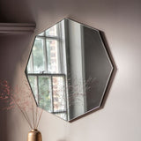 Ghedi Mertanna Octagon Mirror Silver — SantoLusso®