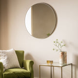 Ghedi Mertanna Round Mirror Champagne — SantoLusso®